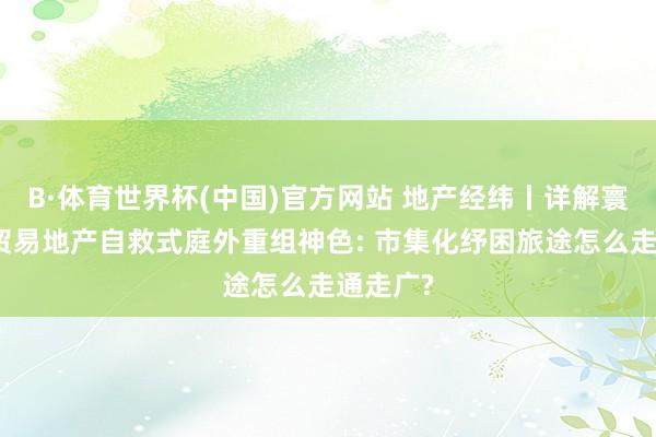B·体育世界杯(中国)官方网站 地产经纬丨详解寰宇首例贸易地产自救式庭外重组神色: 市集化纾困旅途怎么走通走广?